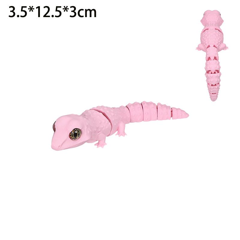 3D Printed Movable Joint Ferret Hermit Crab Flexi Crab Bearded Dragon Animal Figurine Fidget Toy Home Desk Decoration Gift