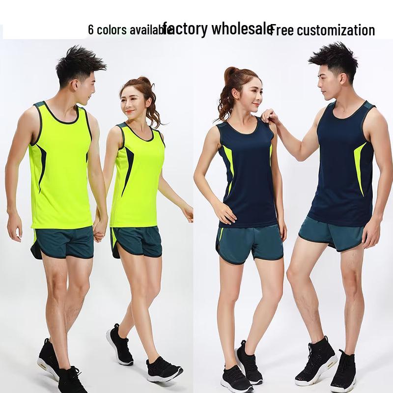 

Breathable Quick-Dry Sports Running Suit for Men & Women - Custom Track and Field Set Women s 2XL помаранчевий