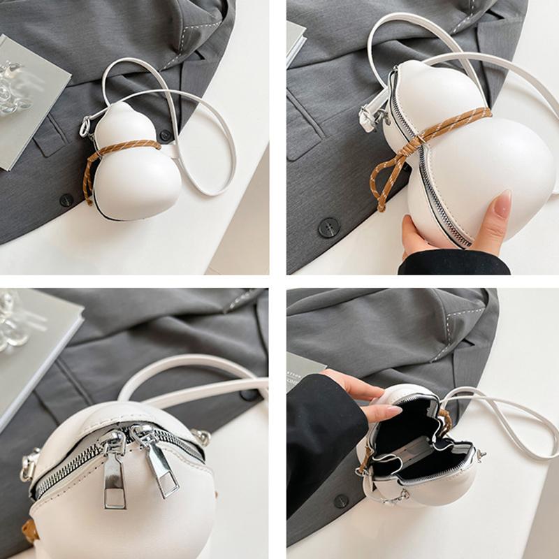 Damen Kürbisbeutel Modetrend Nischendesign Einfach Sonderform Persönlichkeit Einfache Schulter Umhängetasche