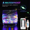 LED Lichtervorhang USB Fernbedienung 8 Modi Lichterkette Weihnachten Hochzeit für Schlafzimmer Hochzeitsfeier Weihnachtsdekoration