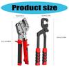 Handheld Metal Bolt Pliers Crimper Punch Lock Frame Fixing Fastening Hand Tool for Drywalls and Plasterboard Projects
