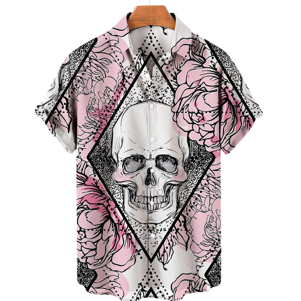 Men's Designer Hawaii Shirts Short Sleeve Collar Top Fashion Streetwear 3d Printed XS-5XL Hiphop Casual Vintage Clothing