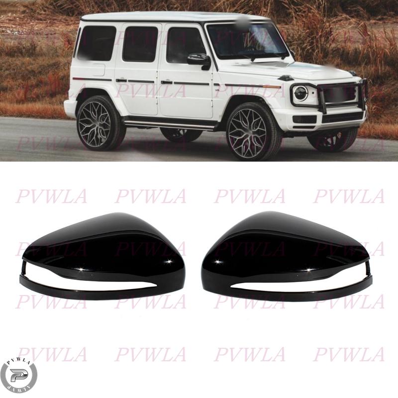 Black Painted Reverse Mirror Housing Cap For Benz W464 W167 X167 GLE350 GLS450      A1678112100 A1678112200