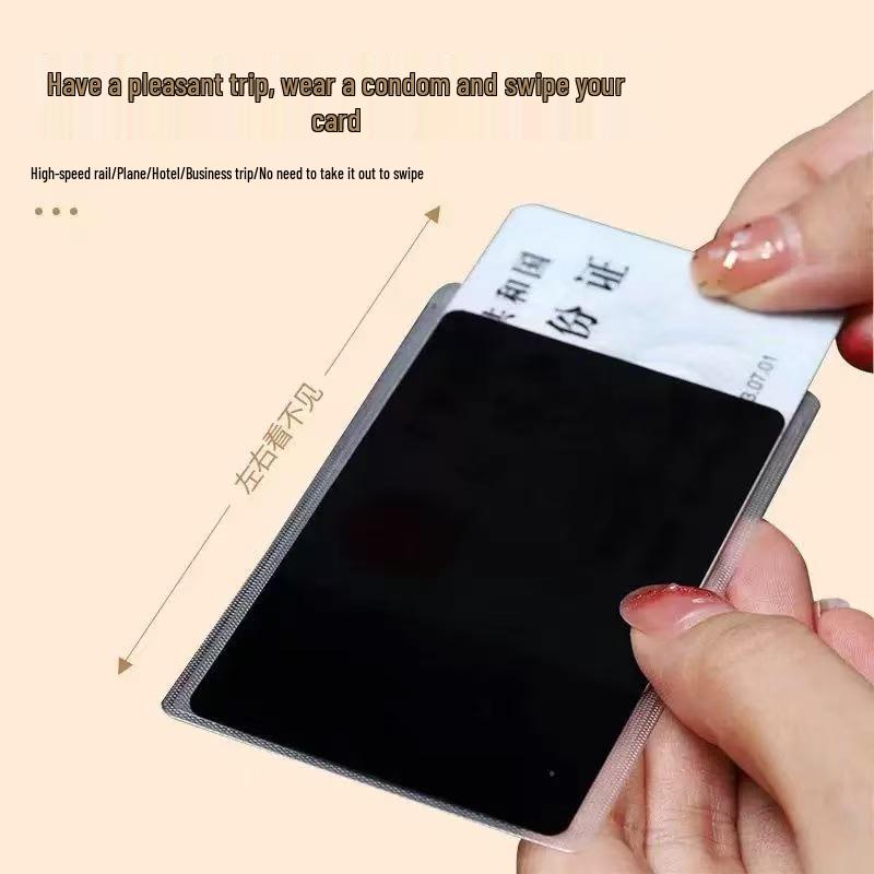 Privacy-Protective ID & Bank Card Sleeve: Anti-Leakage and Anti-Peep Design for Cards and Documents