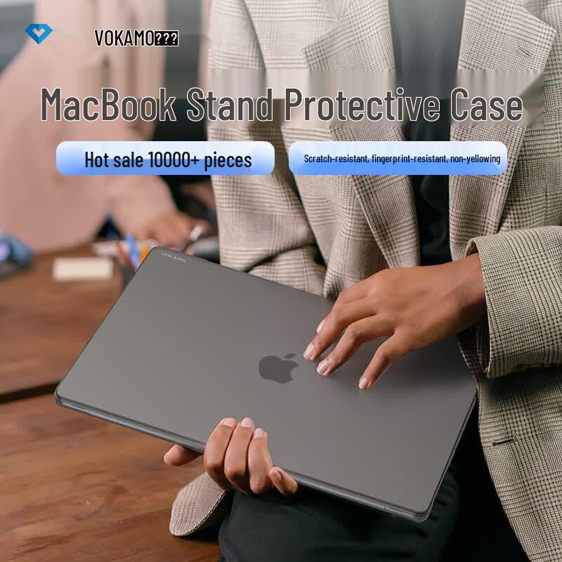 VOKAMO MacBook Pro Protective Case with Stand Pro 16-inch матовый черный