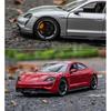 Welly 1/24 Porsche Taycan Turbo S Legierungsauto Modell Diecasts Metall Spielzeug Sportwagen Modell Hochsimulationssammlung Kindergeschenke