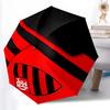 1pc Sturdy 8-Bone Auto Umbrella, Rangers FC Umbrella, Digital Printed, Foldable Umbrella for On-the-Go Outdoor Use