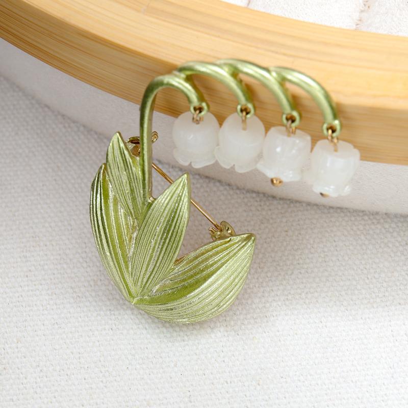 1/5Pcs Wedding Holiday Party Couple Gift Luxury Beautiful Fringe Tulip Flower Design Brooch For Men And Women Jewelry Accessory