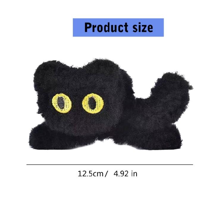 Large Hairy Plush Barrettes Toddlers Girl Hair Barrettes Seamless Hairclip for Various Hairstyles