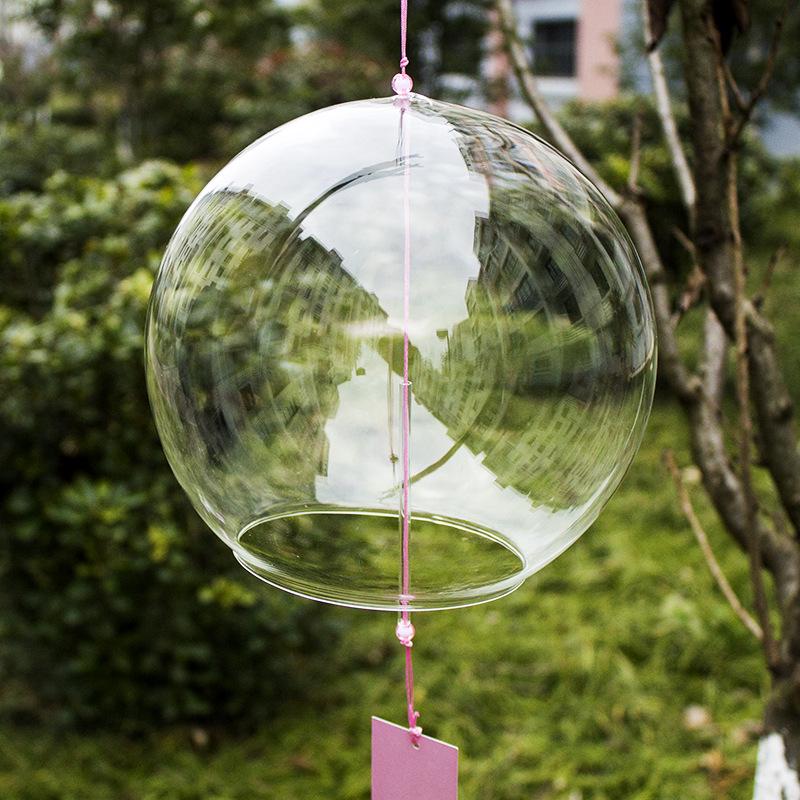 Hand-Painted Glass Wind Chimes for Student DIY Projects and Outdoor Decor