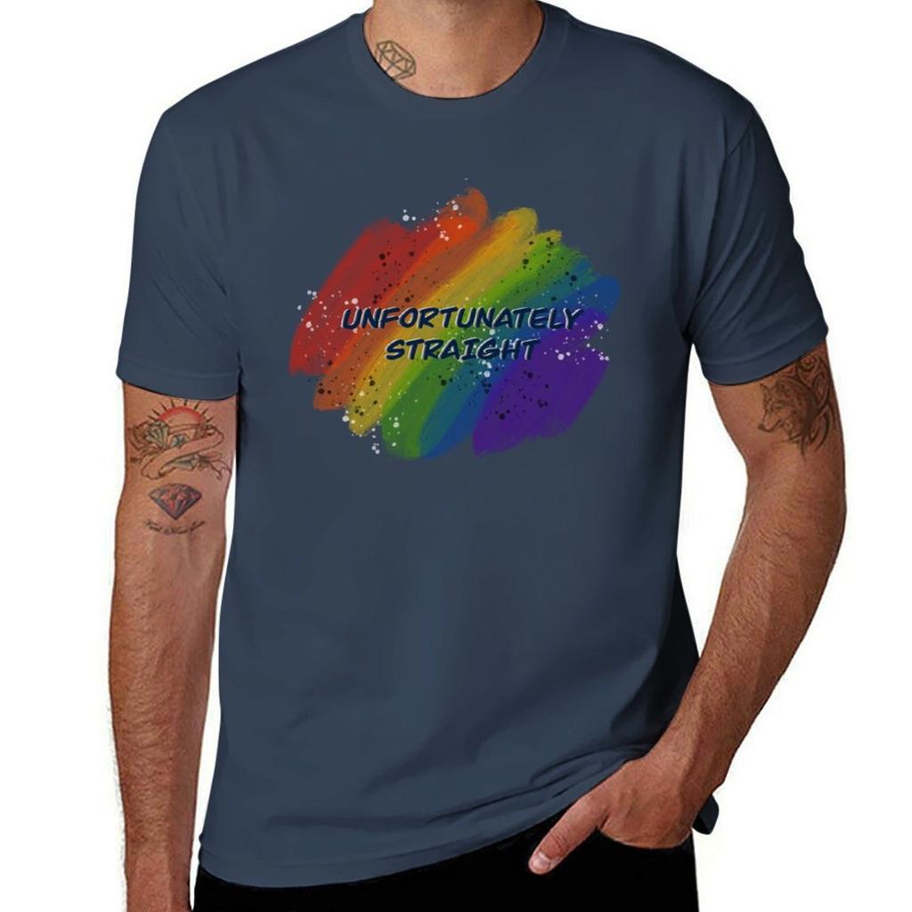 Unfortunately Straight Tshirt Unisex Tshirt T Shirt Unisex Plain Tshirt