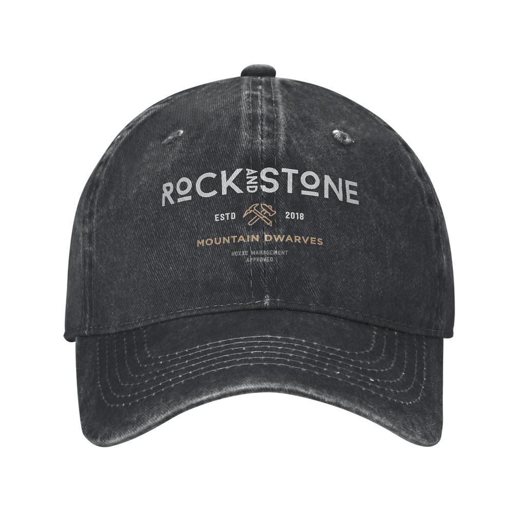 Deep Rock Galactic Rock And Stone Men Women Baseball Cap Game Distressed Washed Caps Hat Classic Outdoor Workouts Soft Sun Cap
