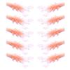 10Pcs/set Soft PVC Shrimp Lures Baits Swim Floating Sinking Lures Simulation Prawn Shrimp Fishing Tackle Lures Baits