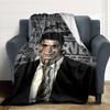 Football Celebration Moment printed flannel breathable and warm blanket, a stylish home gift, suitable for home, office and bedspread use. 0713a6