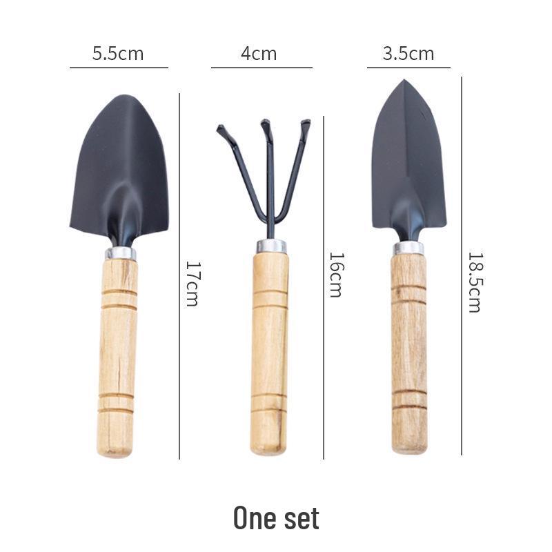Three-Piece Gardening Set: Small Shovel & Tools for Indoor Planting and Soil Loosening