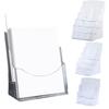 A4/A5/A6 Clear Flyers Display Stand 2/3/4 Layers Desktop Document Rack Brochure Holder  Office