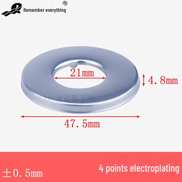 Capace decorative din oțel inoxidabil pentru robinet, triunghi și pătrat