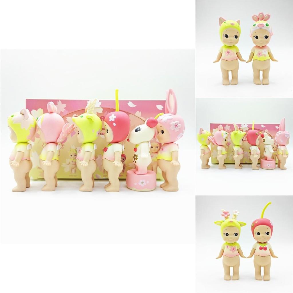 Unique Pvc Spring Cherry Blossom Angel Figurines Blind Box Collectible Toys Ideal For Cake Displays And Thoughtful Gift Giving