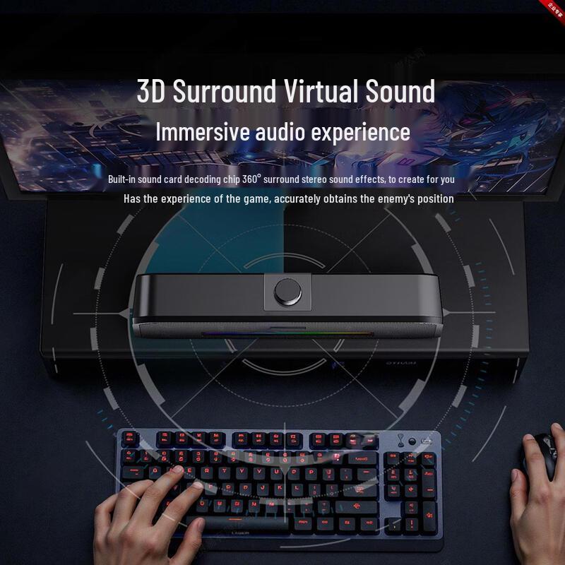 Lenovo LaiKu B02 USB Wired Desktop Speaker CN Plug (adapter Included)