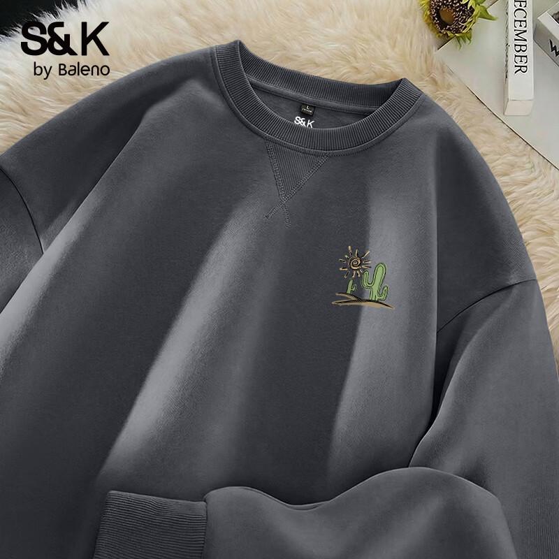 Baleno Men's Loose Fit Graphic Pullover Sweatshirt