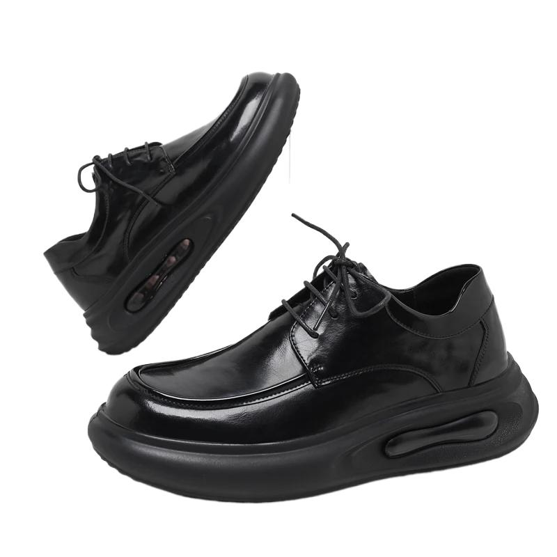 Fashion Leather Shoes For Man Leather Casual Shoes Fashion Business Oxford Shoes High Quality Designer Work Shoes