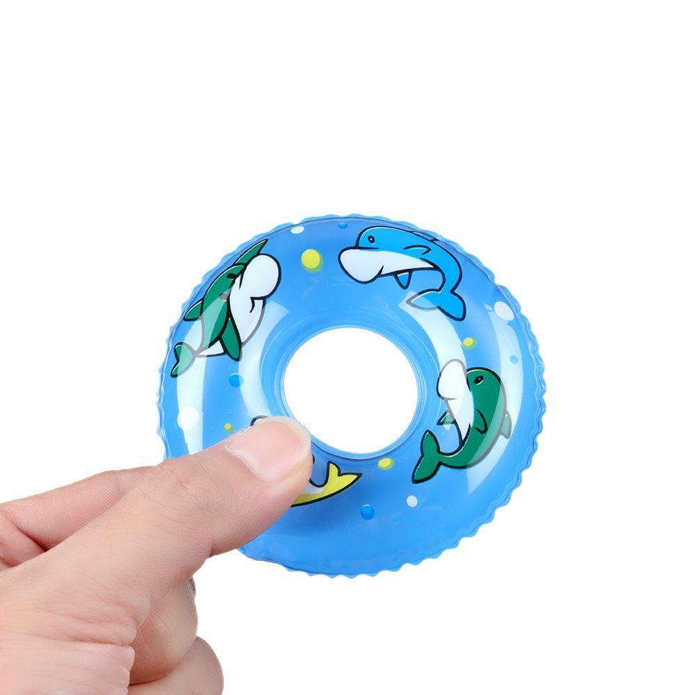 Supplies Dollhouse Accessories Doll Lifebuoy Miniature Swimming Ring Cartoon Animal Toy Lifebelt