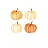 Terracotta Fall Pumpkin Canvas Gallery Wall Prints Autumn Maple Leaf Wheat Wall Art Farmhouse Thanksgiving Home Decor Gift