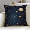 Constellation Pattern Cushion Cover Soft & Easy-Wash Pillow Case – Versatile For Couch, Bed, Travel And Office