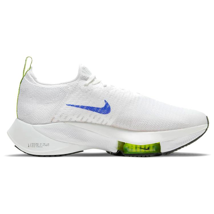 New Nike Air Zoom Tempo Next% Flyknit White Racer Blue Volt CI9923-103