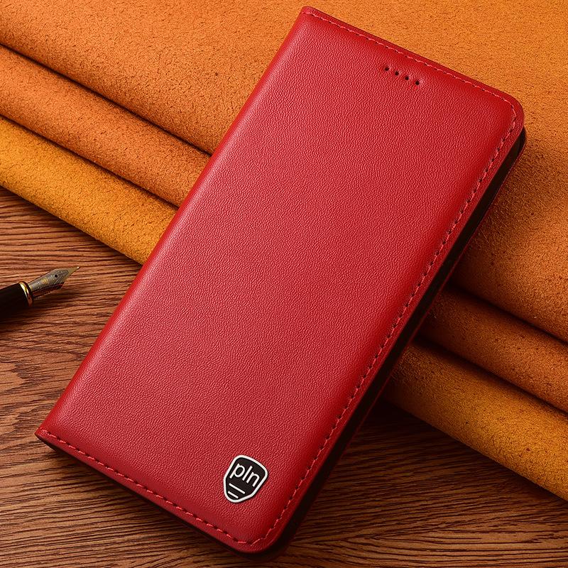 

Чехол-книжка из натуральной кожи с узором наппа для IPhone 17 Pro Max 14 12 11 13 15 16 Pro Max 16 Plus 13 12 Mini, чехол-кошелек для телефона iPhone17 Pro Max красный