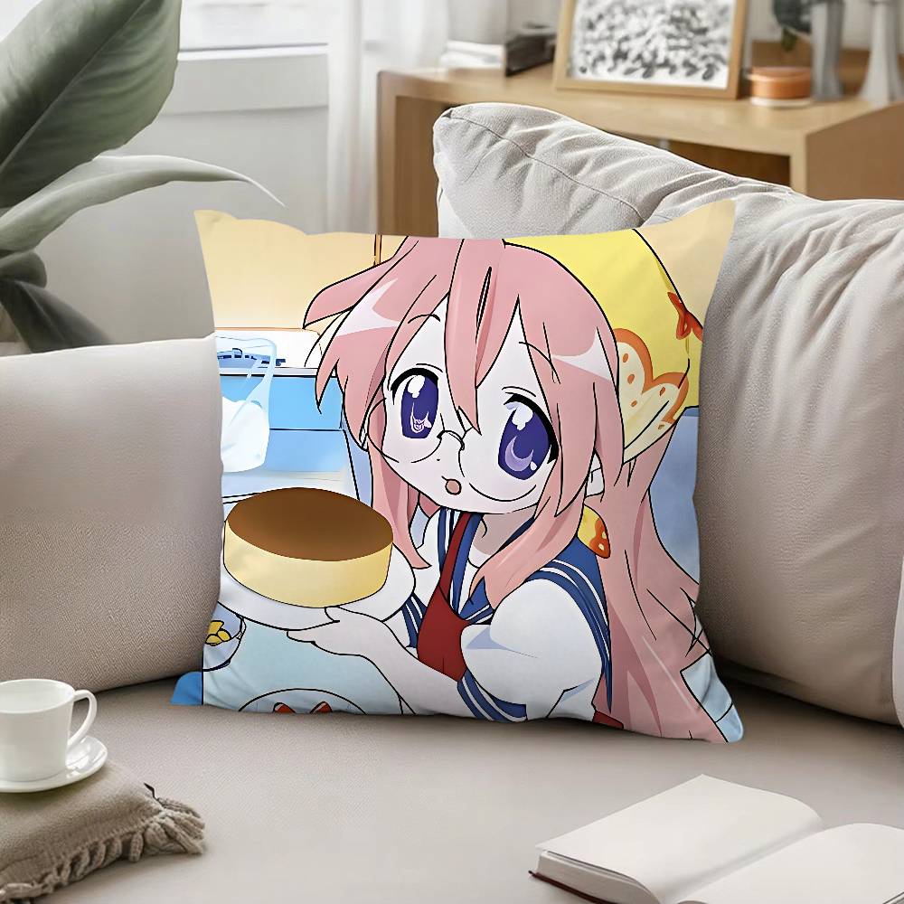 Cute LLucky Star Throw Pillow Covers Pattern Cushion Cover Suitable For Sofa Bedroom Car Pillow Cover