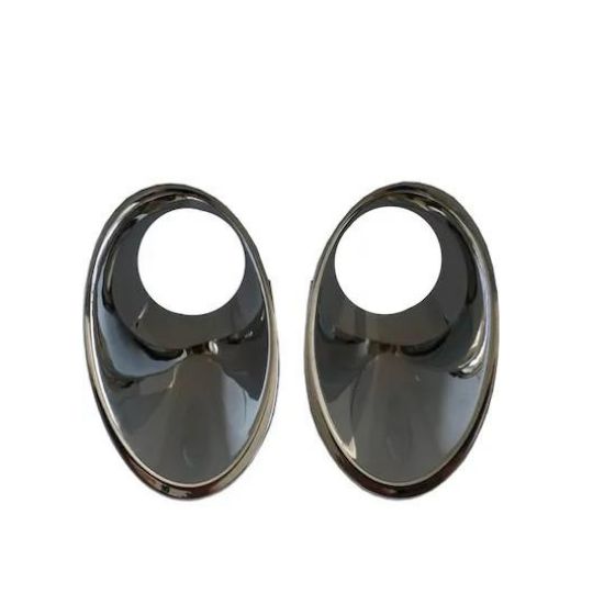 Marco de Luz Antiniebla Níquel Derecha Izquierda Juego de 2 Piezas Para Renault Megane Mk3 III HB Estilo Cromo OEM 261521021R