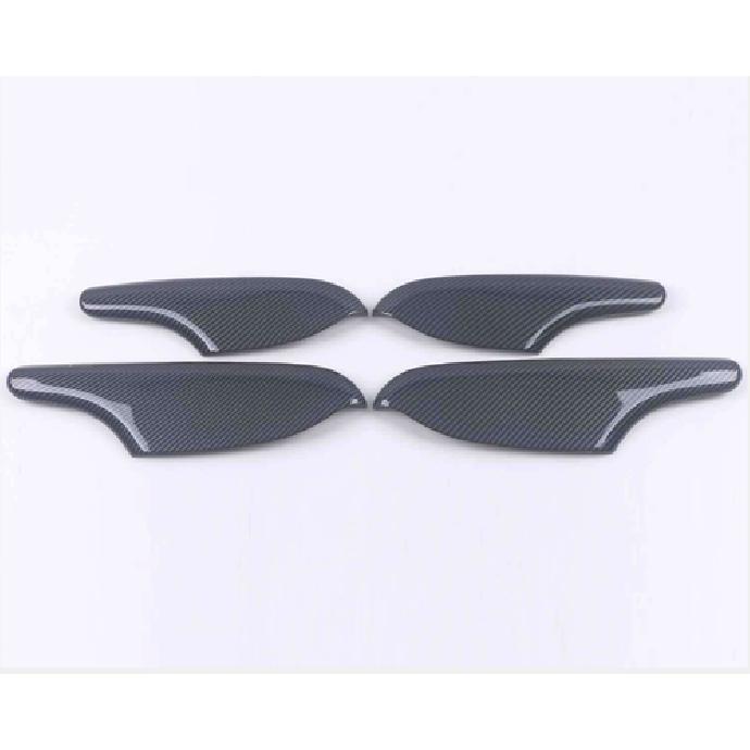 For Honda Civic Sedan  Carbon Fiber Door Armrest cover trim 4pcs
