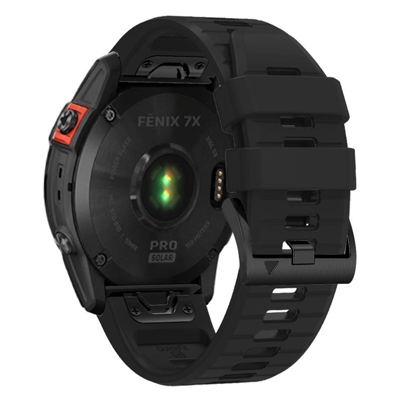 Sports Silicone Watch Band For Garmin Fenix 7 7X Pro 6 6X 5 5X Plus/Epix 2 47mm 51mm/TACTIX/965 QuickFit 26mm 22mm Wrist Strap