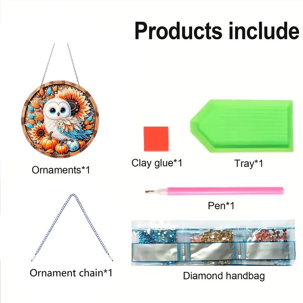 DIY 2D Flache Acryl Speziell Geformte Hängende Diamantkunst-Kits Diamantmalerei-Kits für Heimdekoration und Geschenk