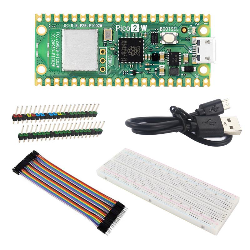 Raspberry Pi Pico W 2: Dual-Core RP2350, WiFi 4, Bluetooth 5.2 Development Board