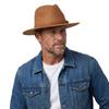 Artificial Suede Western Cowboy Hat Tibetan Style Jazz Fedora Hats  Outdoor Riding