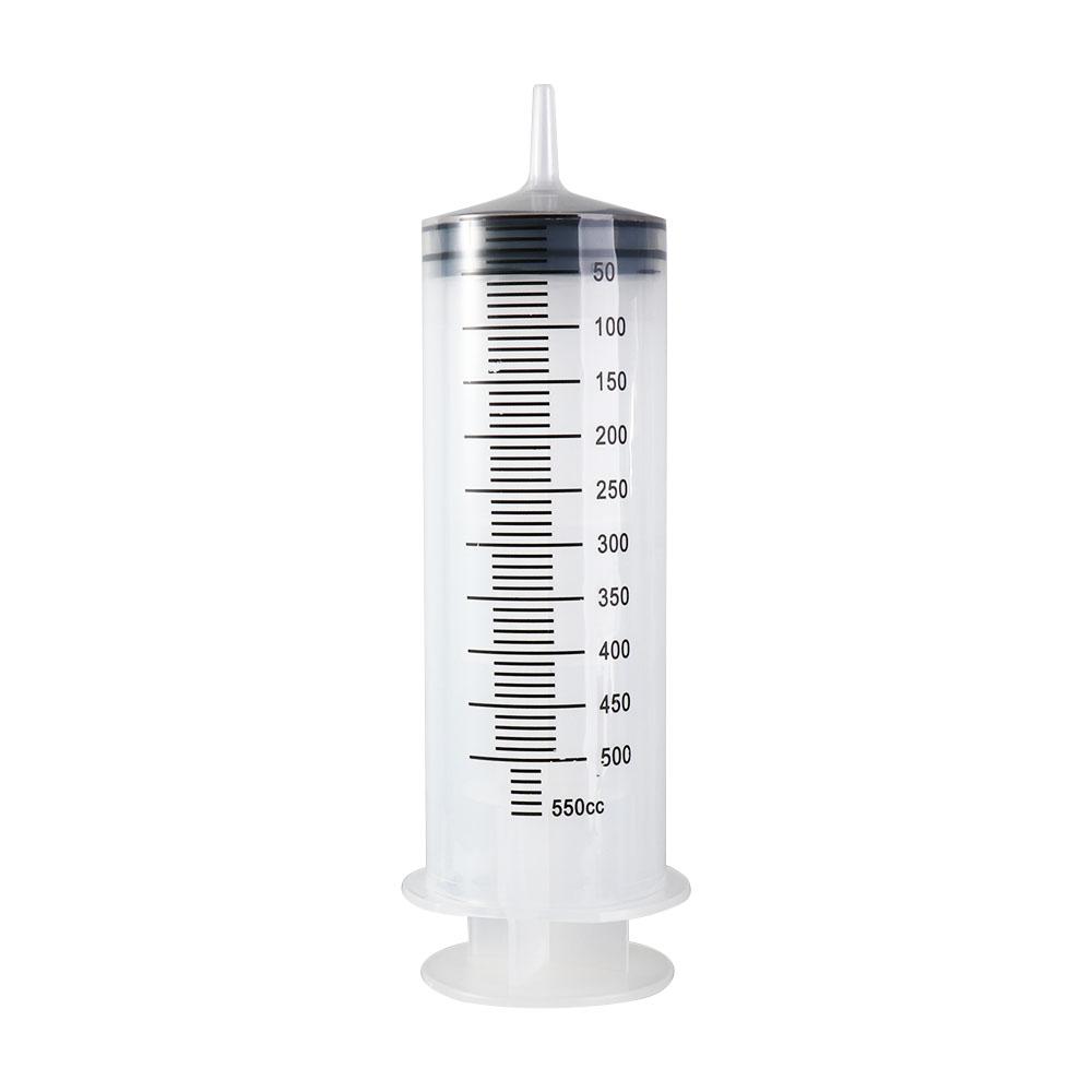 Transparent Large Capacity Syringe Reusable with Scale Measuring Syringe Plastic 60/100/200/300/500ML Pet Feeding Syringe