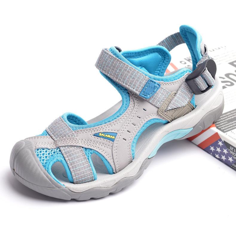 Foreign trade export outdoor sports sandals hole beach shoes men and women non-slip soft sole quick-drying wading shoes