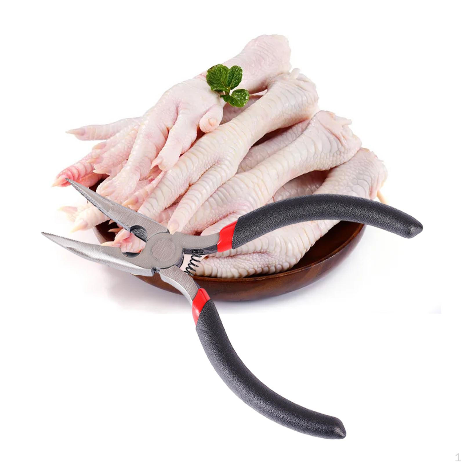 

Kitchen Scissors Poultry PVC Handle Professional Barbecue Non Slip Grip Heavy Duty Bone
