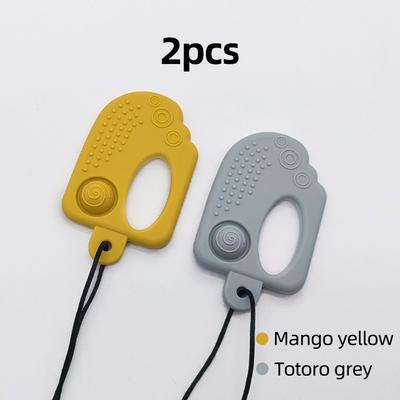 Kojenecká kousátkaKousátka hračky potravinářské kvality Proti cucání prstů Kousací zábava Silikonové kousací tyčinky