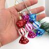6pcs/box Decorative Christmas Candy Pendants Plastic Christmas Candy Ornaments  New Year