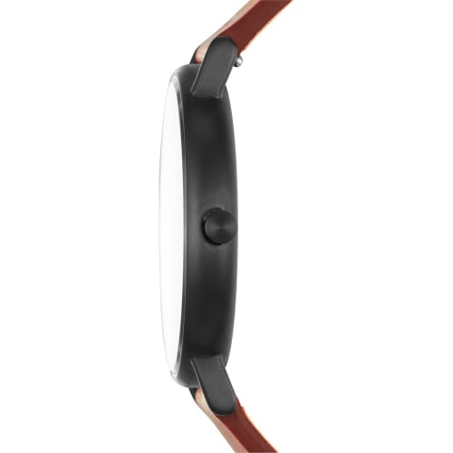 Sakagen SKW6374 Signature White Dial & Brown Leather Men's Watch