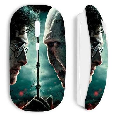 Mouse - Maniacase - Harry Potter - Wireless - White - Comfortable Ergonomic Design