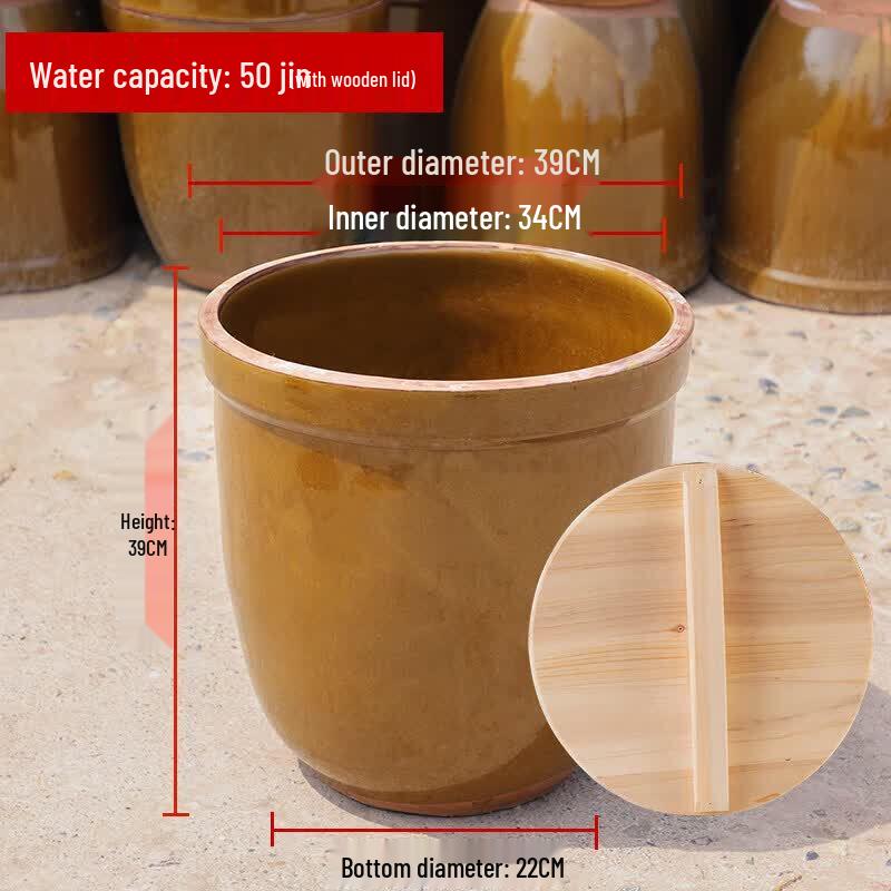 Qiwei Traditional Ceramic Rice Wine Fermentation Jar