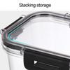 Transparent Sealed Storage Box Microwaveable Useful Dining Room Kitchen Refrigerator Food Storage Container
