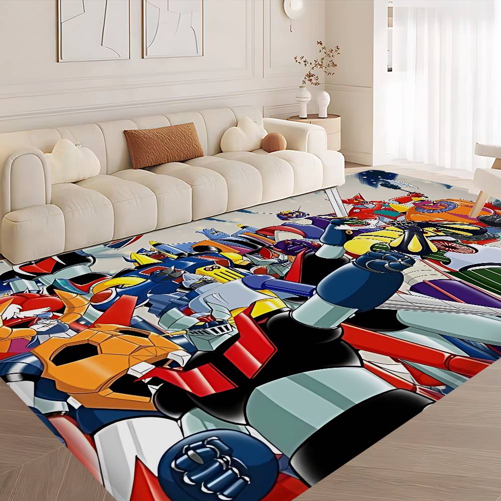 UFO ROBO GRENDIZER GOLDORAK Room Mats Cheaper Anti-slip Modern Living Room Balcony Printed Welcome Rug