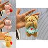 Adorable Cartoon Butter Bear Plush Toy Keychain Soft Stuffed Animal For Kids With Cute Colors