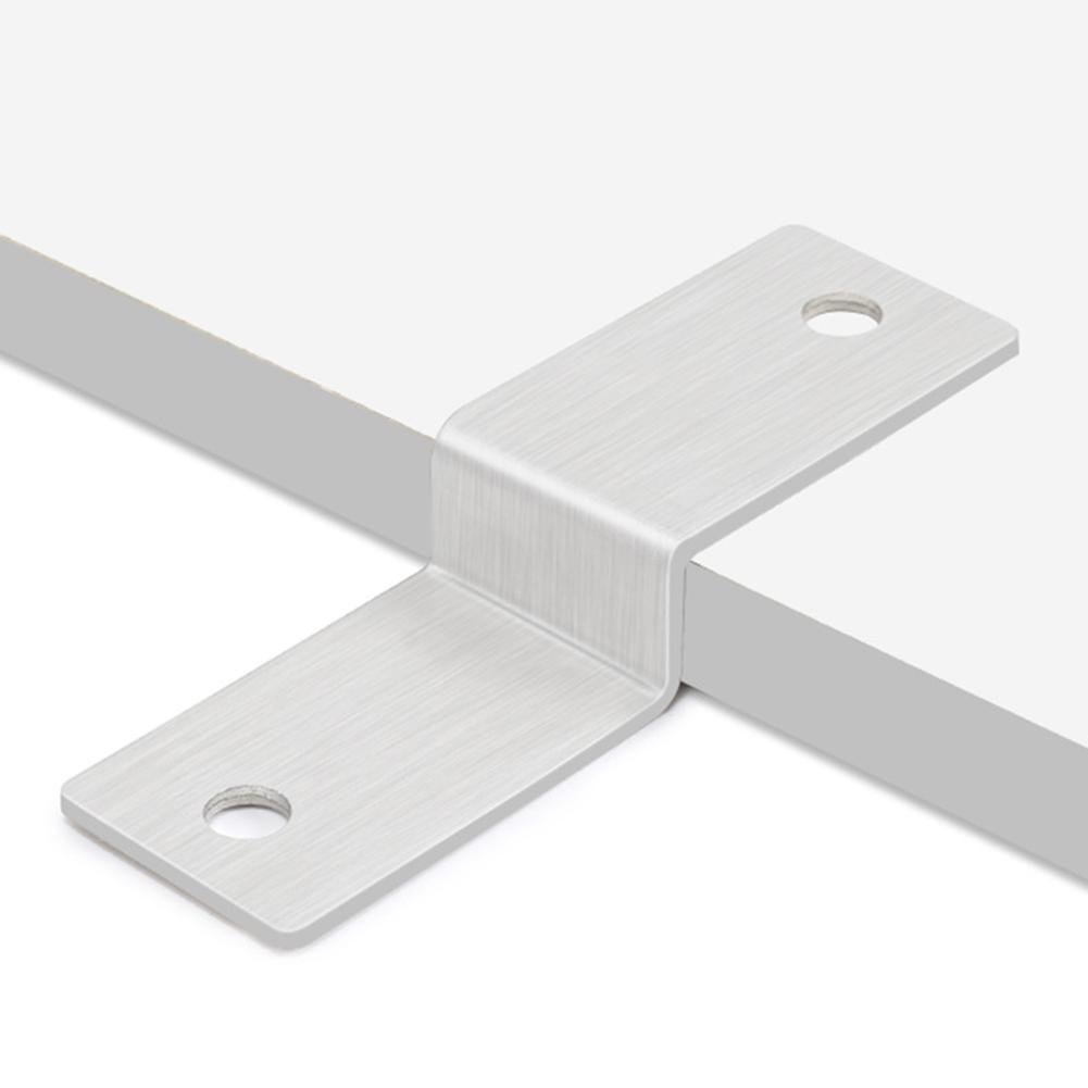 1 Stück Edelstahl Winkel Eckverbinder Z-förmig Eckverbindung Befestigungselement Für Holzmöbel Schrank Schublade