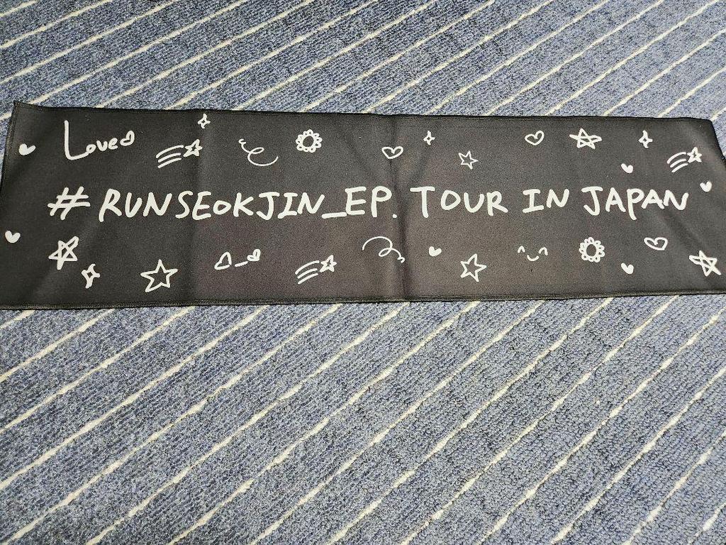 [USED] BTS Jin RUNSEOKJIN_EP.TOUR In JAPAN Slogan